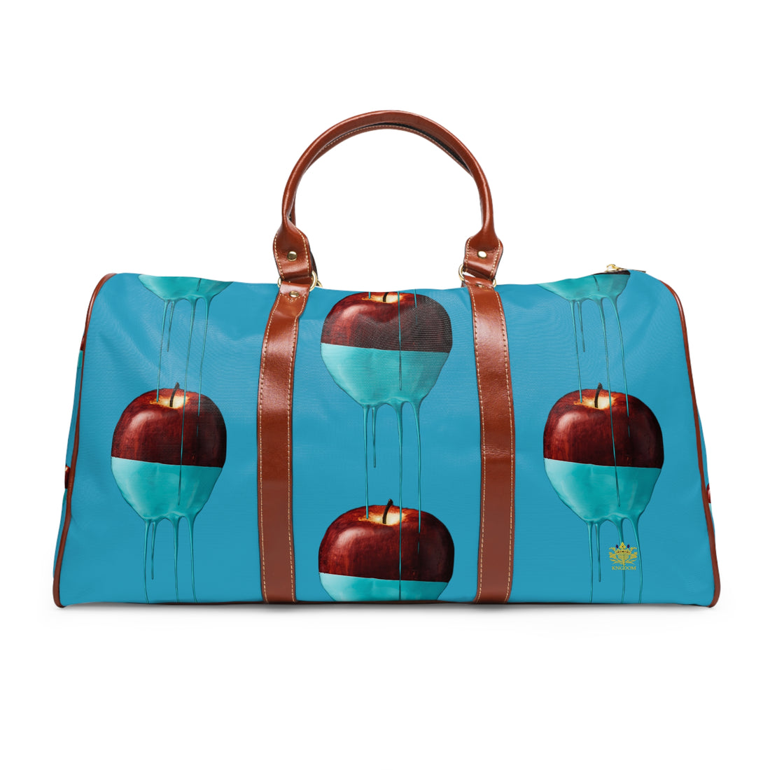 Kngdom (APPLE) &quot;DRIP&quot;- Vegan Leather Self-Expression Waterproof Travel Bag W/ Kngdom Logo