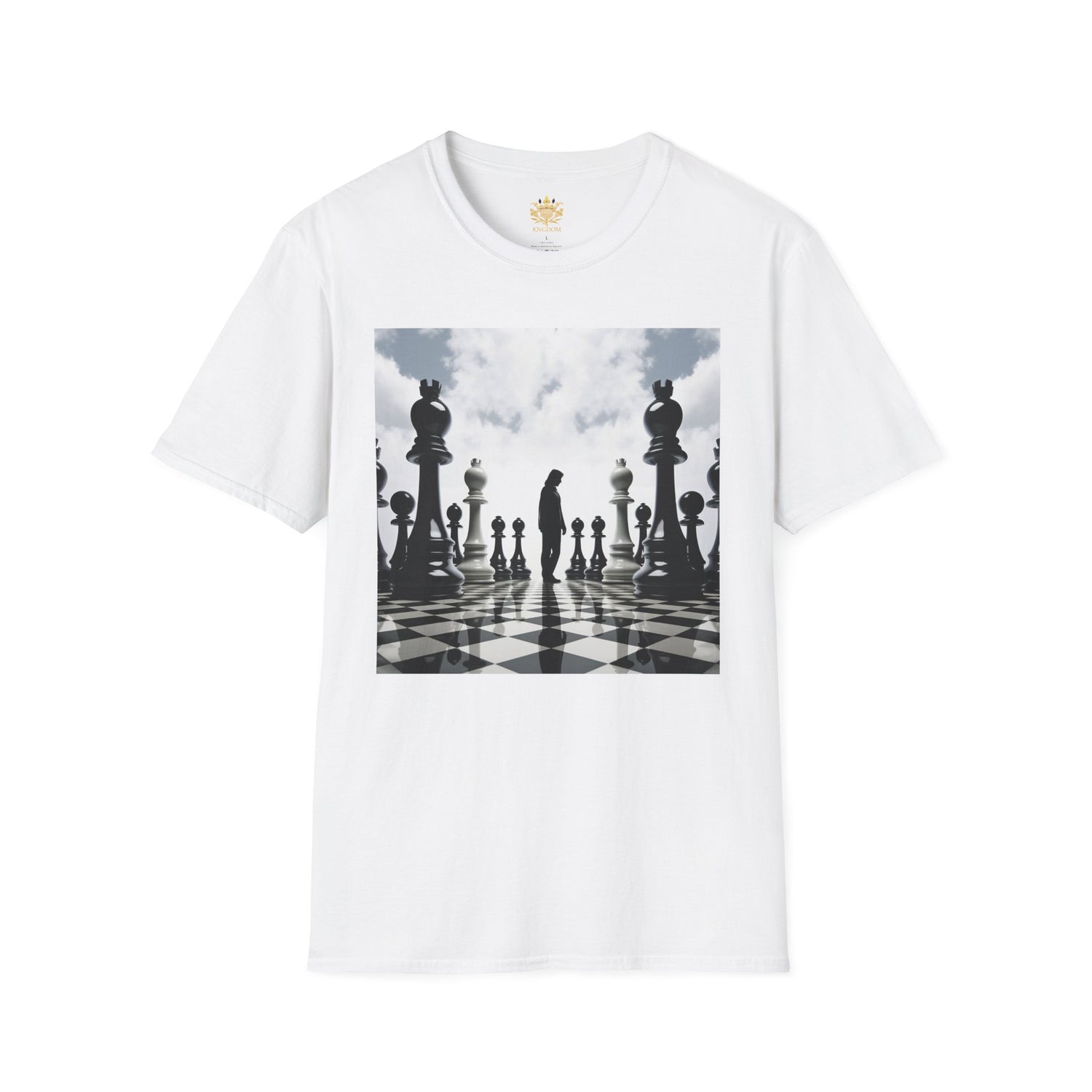 &quot;CHECKMATE&quot;: camiseta suave para mujer con logotipo de Kingdom 