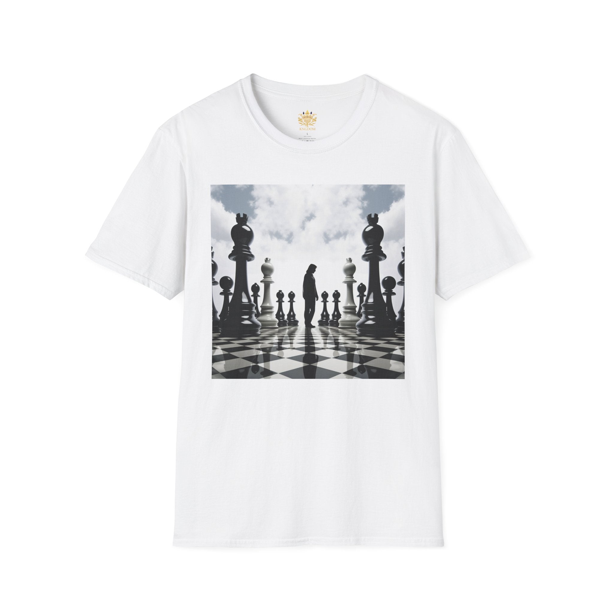 &quot;CHECKMATE&quot;: camiseta suave para mujer con logotipo de Kingdom 