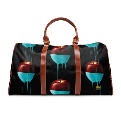 Kngdom (APPLE) &quot;DRIP&quot;- Vegan Leather Self-Expression Waterproof Travel Bag W/ Kngdom Logo