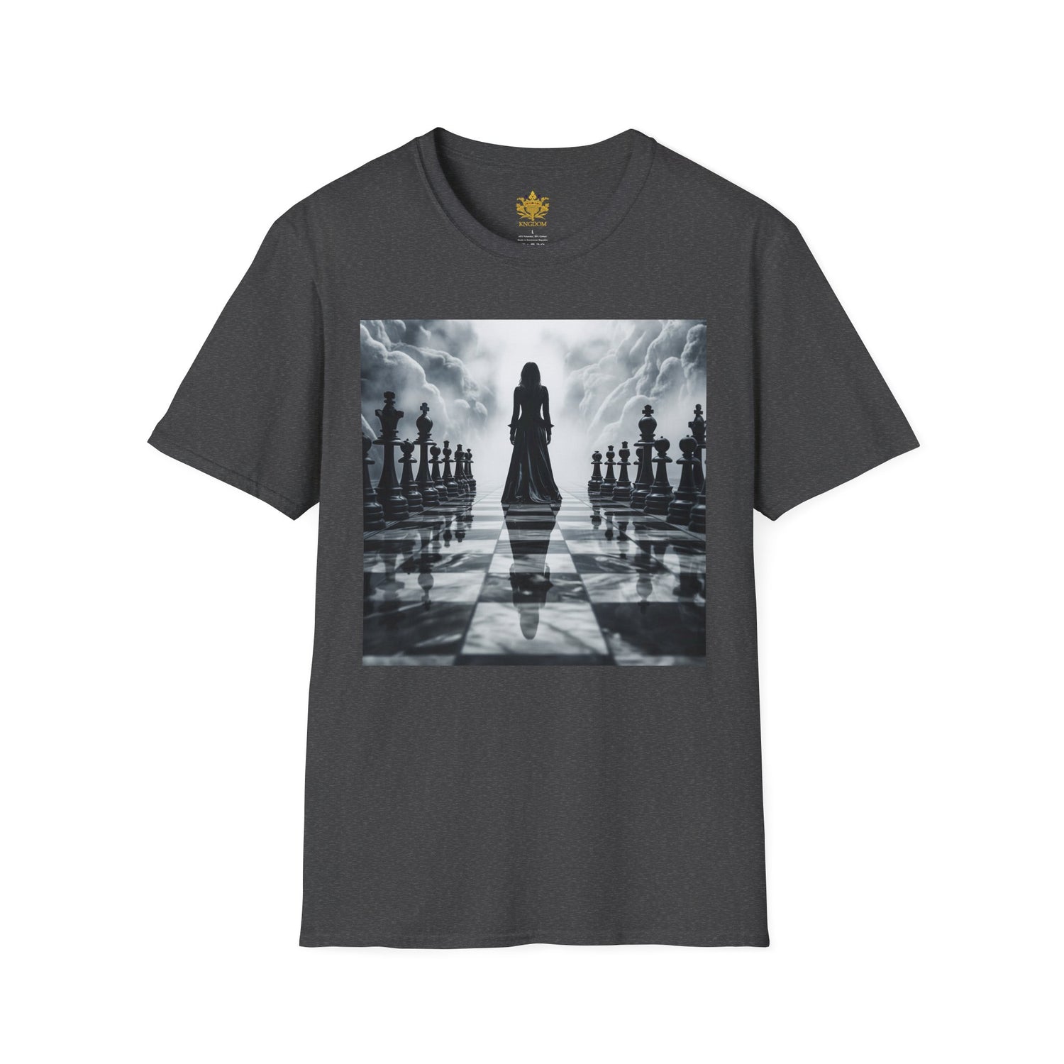 &quot;CHECKMATE&quot;: camiseta suave para mujer con logotipo de Kingdom 