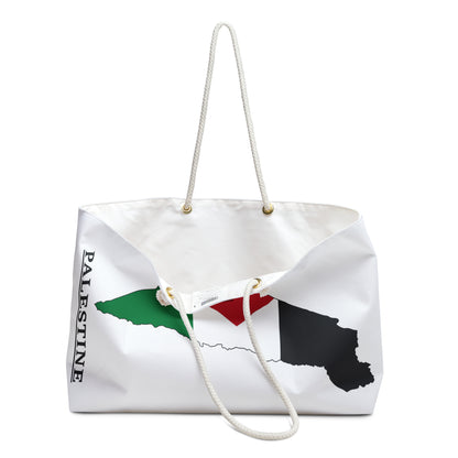 Keffiyeh World &quot;HOLY LAND&quot;- Weekender Bag W/ Blk Kngdom Logo