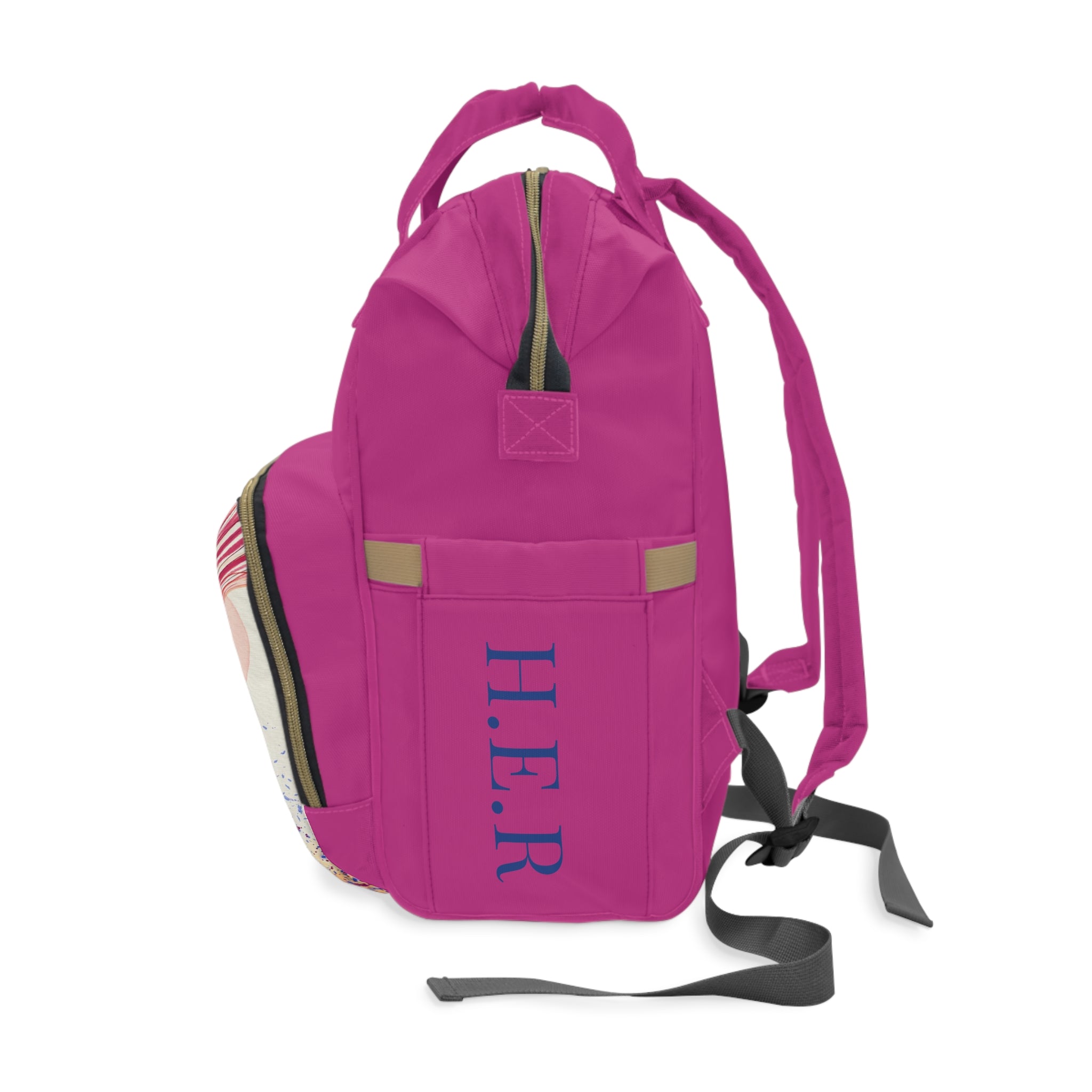 &quot;H.E.R&quot; (Heroism/Eagerness/Relevant)- Multifunctional Diaper Backpack W/ Kngdom Logo