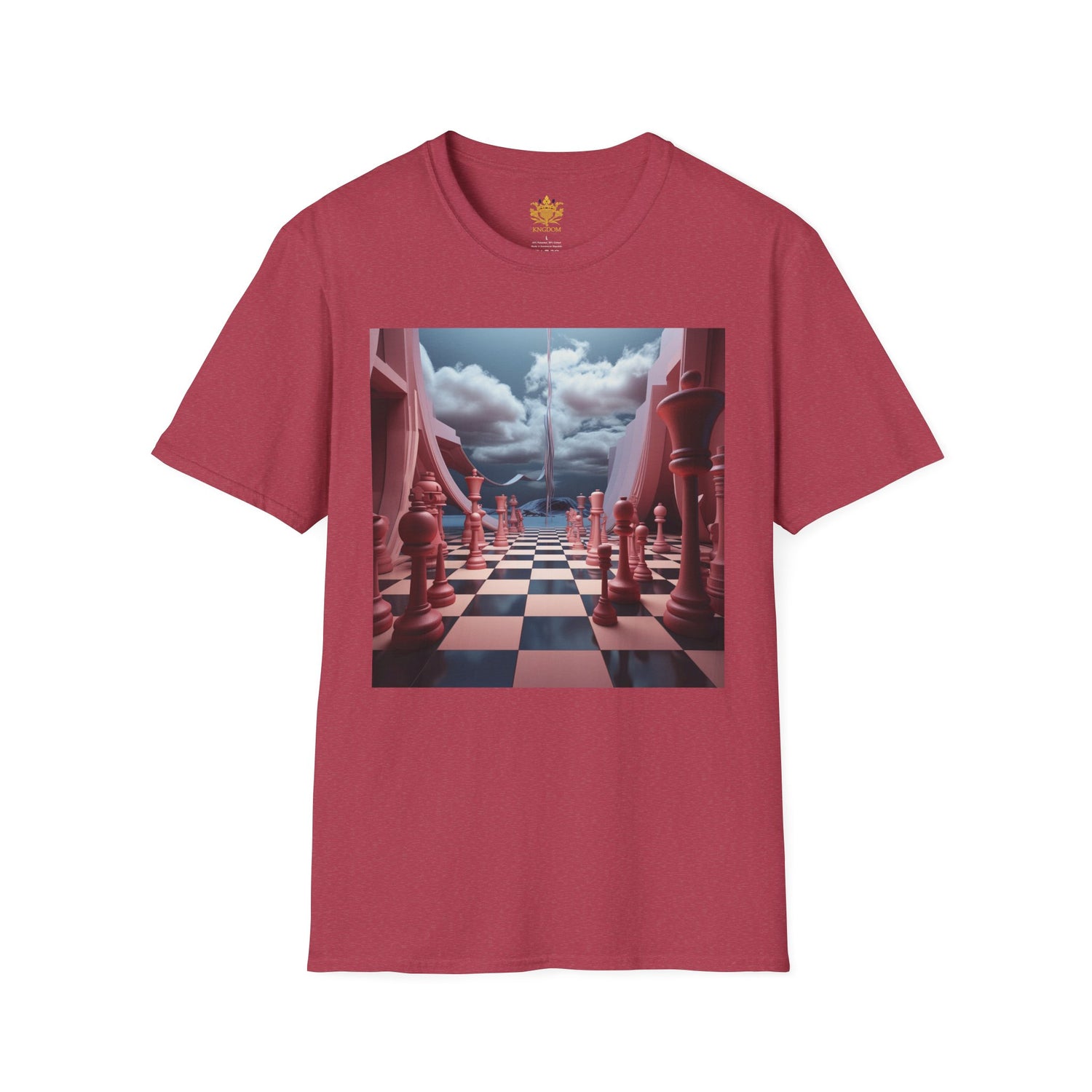 &quot;CHECKMATE&quot;: camiseta unisex de estilo suave con logotipo de Kingdom 