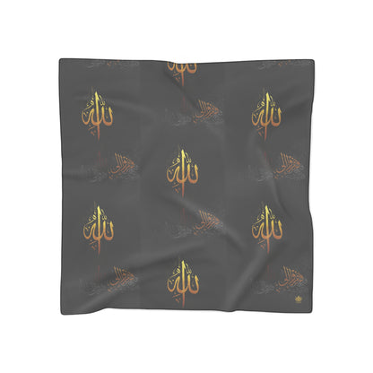 The World Of Allah- Poly/Chiffon Scarf W/ Kngdom Logo