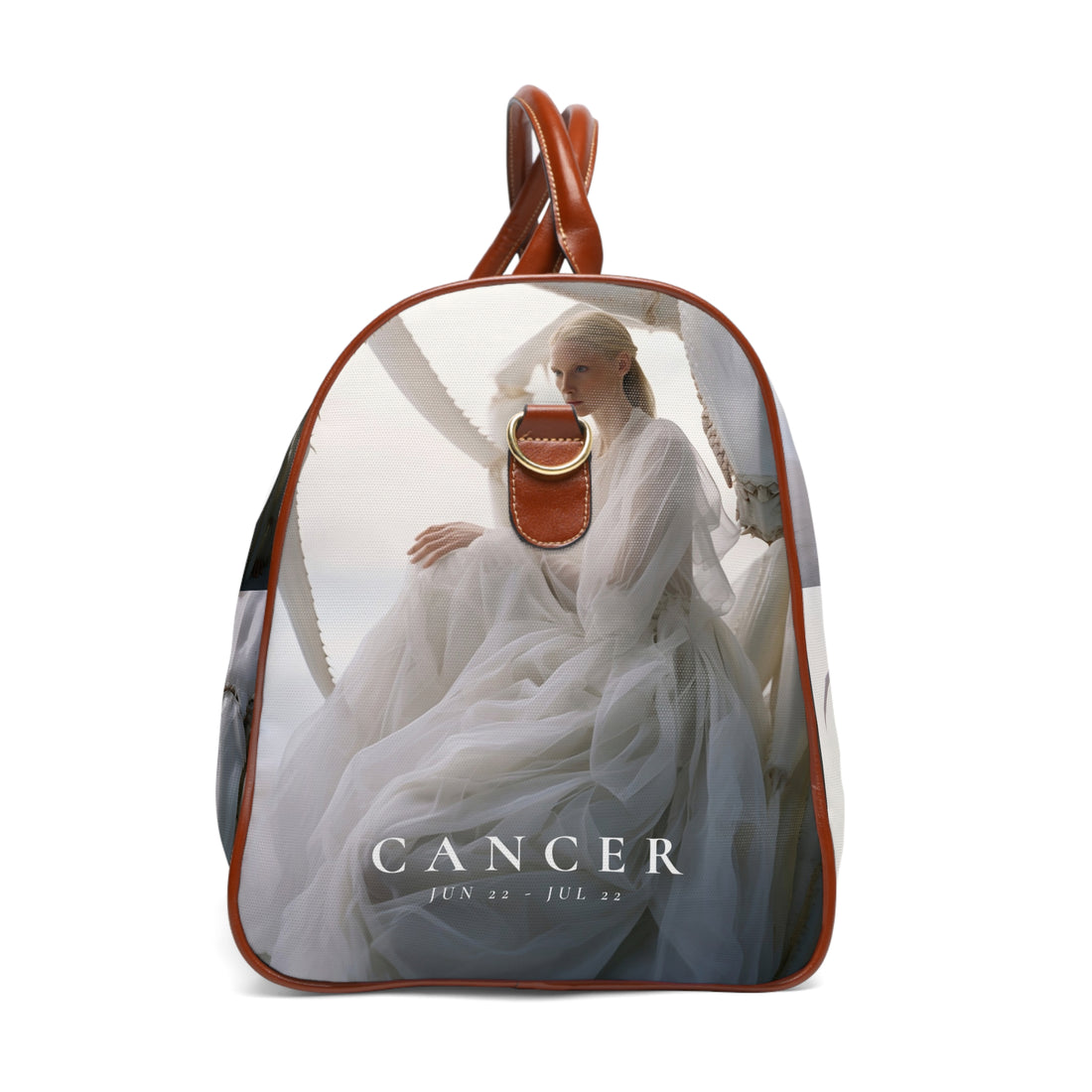 H.E.R &quot;CANCER&quot;- Vegan Leather Self-Expression Waterproof Travel Bag W/ Kngdom Logo