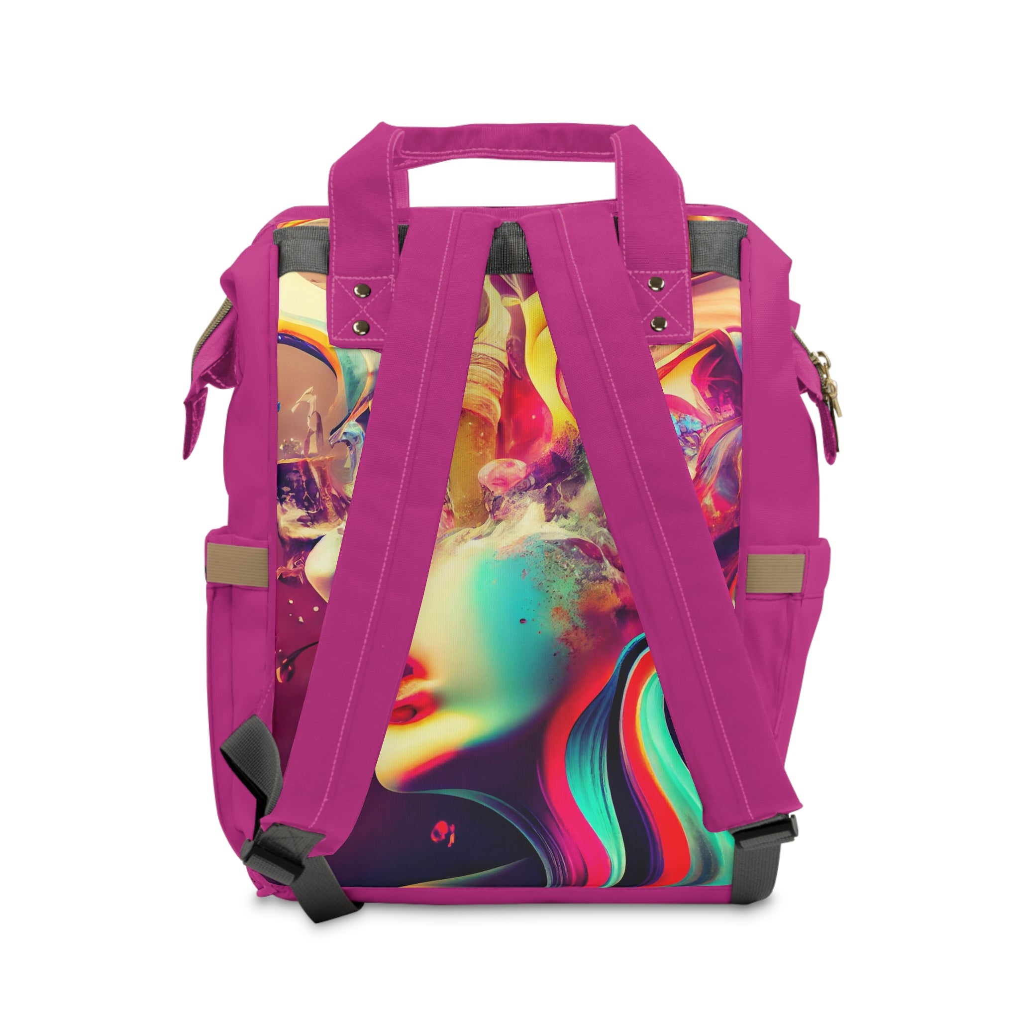 BEAUTIFUL &quot;INSANITY&quot;- Multifunctional Diaper Backpack W/Blk Kngdom Logo