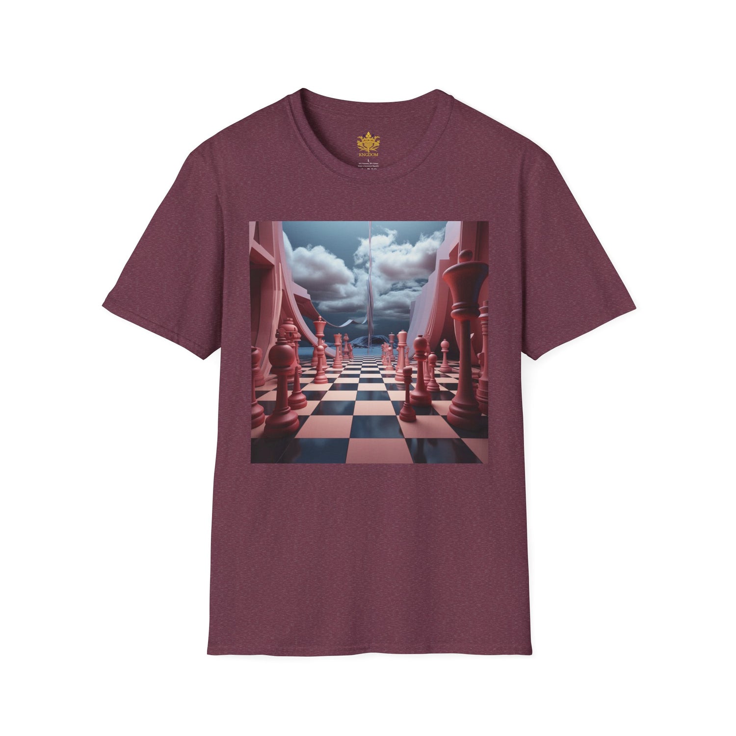 &quot;CHECKMATE&quot;: camiseta unisex de estilo suave con logotipo de Kingdom 