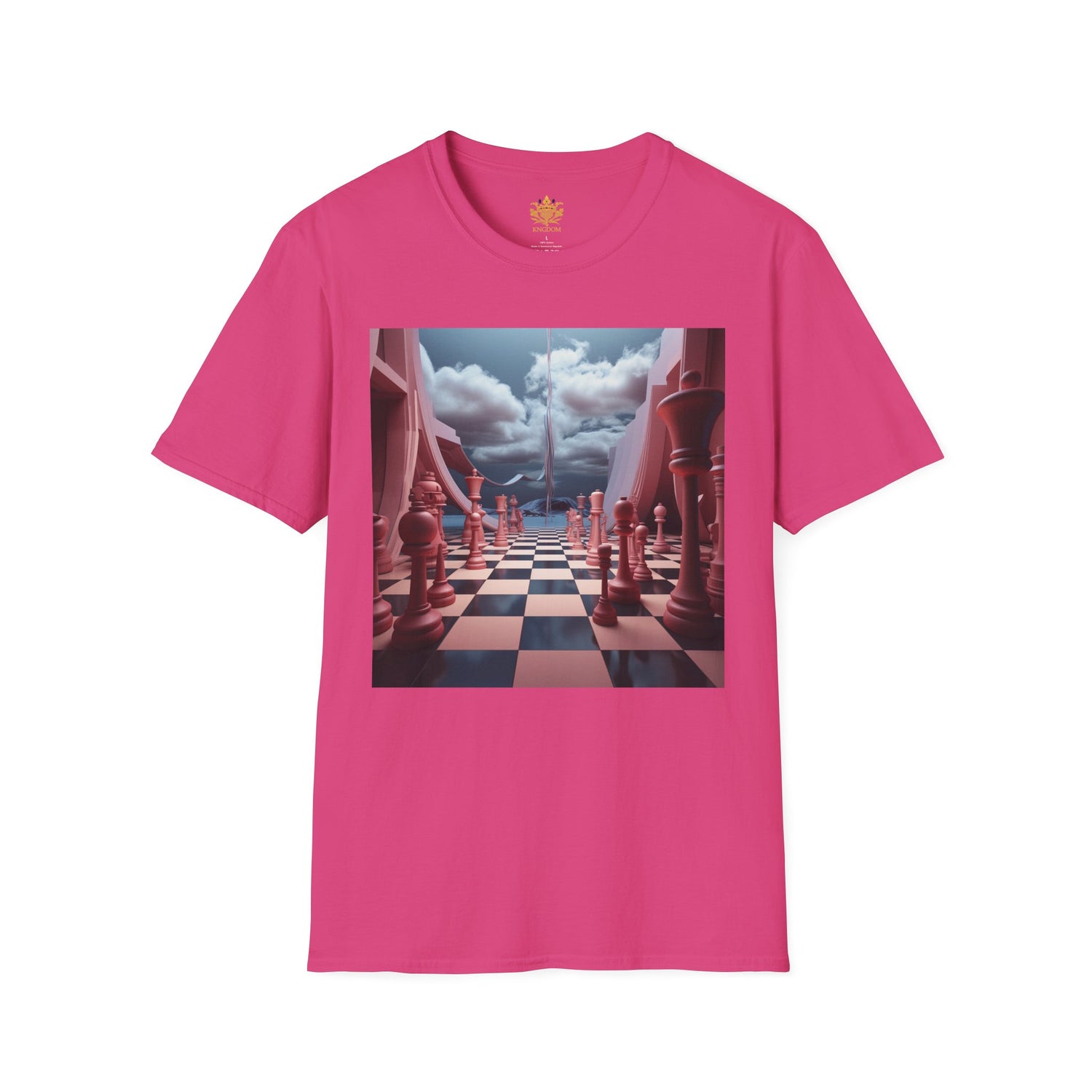 &quot;CHECKMATE&quot;: camiseta unisex de estilo suave con logotipo de Kingdom 