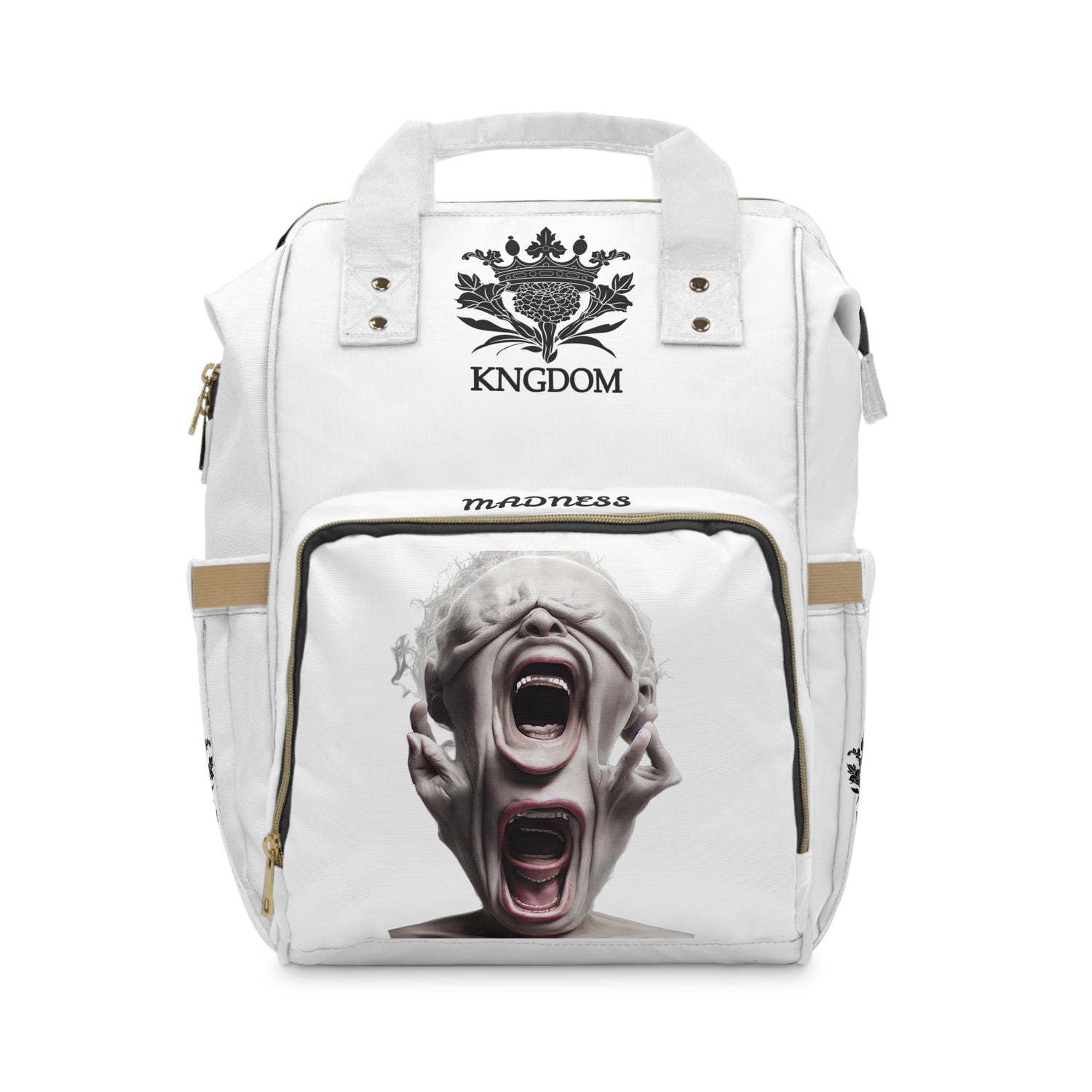 MADNESS &quot;INSANITY&quot;- Multifunctional Backpack W/ Blk Kngdom Logo