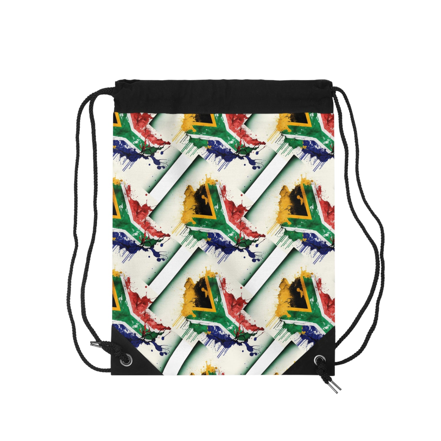 MOTHERLAND- &quot;Mandela&quot;- Drawstring Bag W/ Blk Kngdom Logo