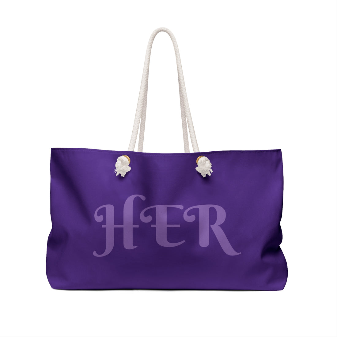 &quot;H.E.R&quot; (Heroism/Eagerness/Relevant)- Weekender Bag W/ Blk Kngdom Logo