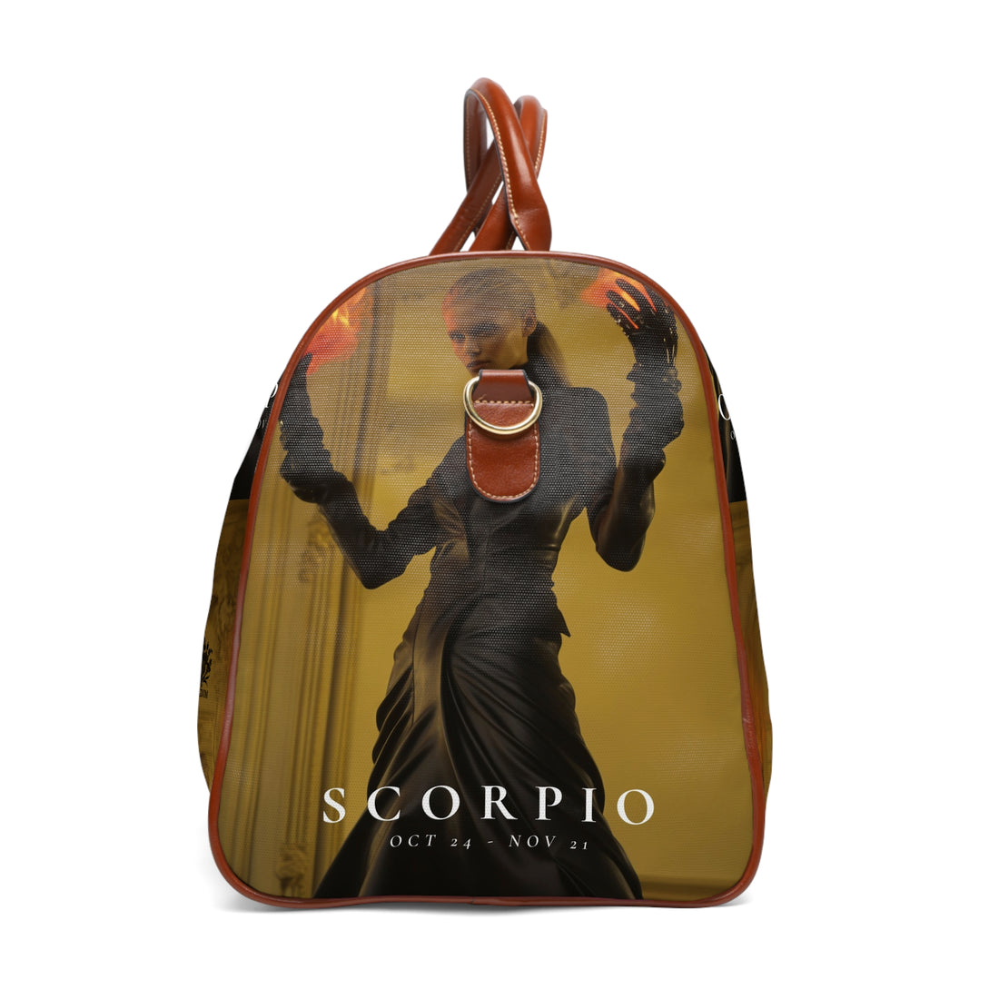 H.E.R &quot;SCORPIO&quot;- Vegan Leather Self-Expression Waterproof Travel Bag W/ Blk Kngdom Logo