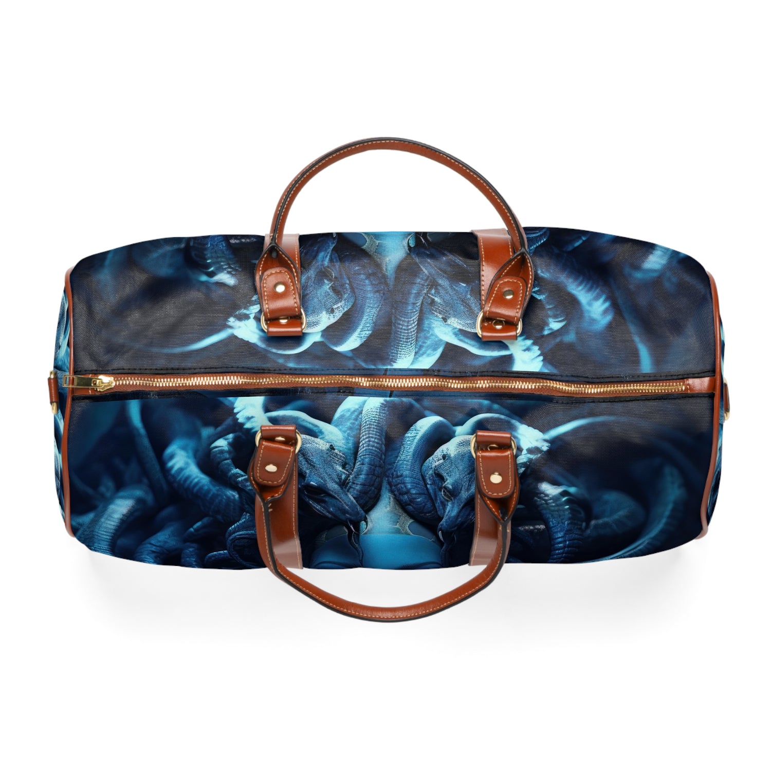 H.E.R &quot;THE GODDESS MEDUSA&quot;- Vegan Leather Self-Expression Waterproof Travel Bag W/ Blk Kngdom Logo