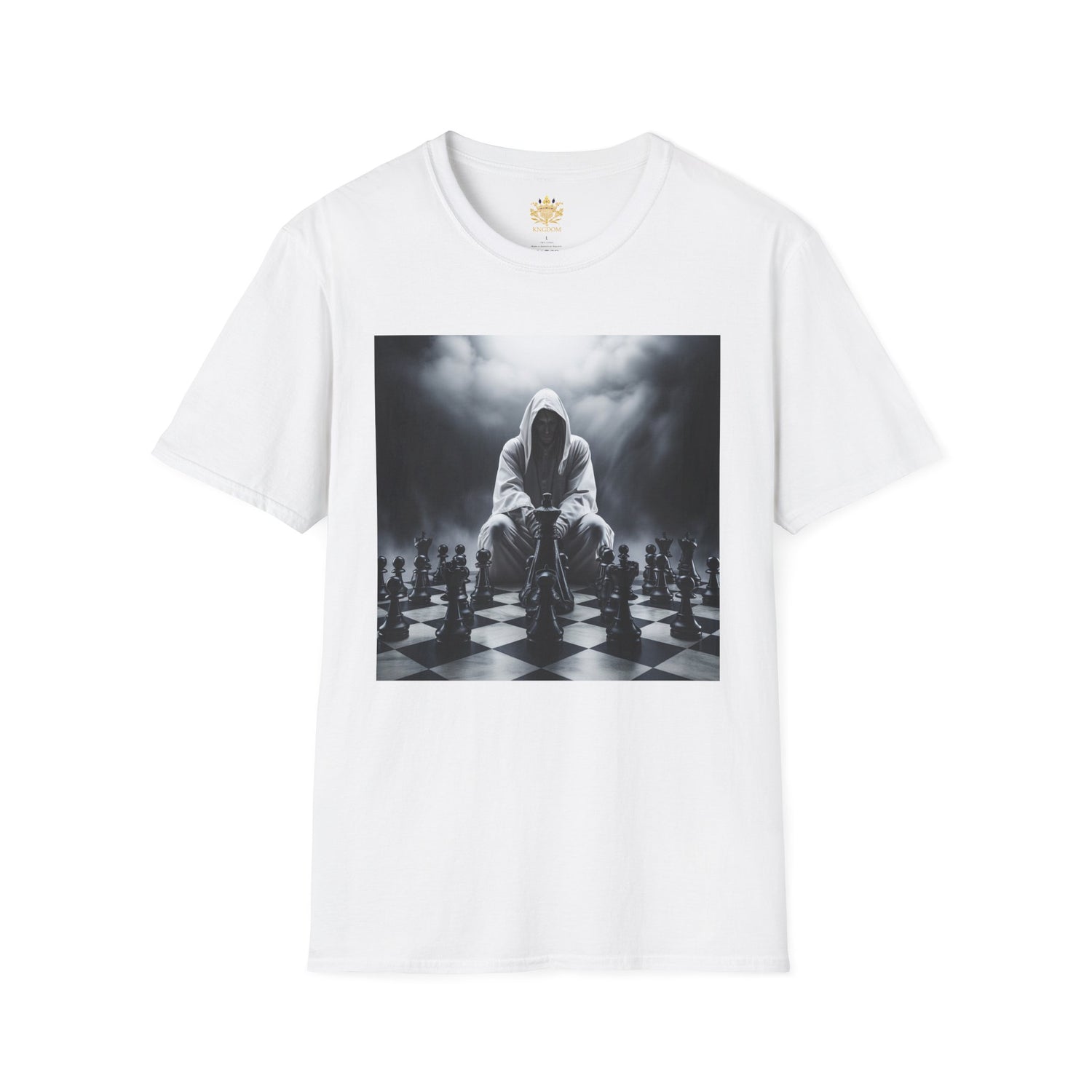 &quot;CHECKMATE&quot;: camiseta de estilo suave para hombre con logotipo de Kingdom 