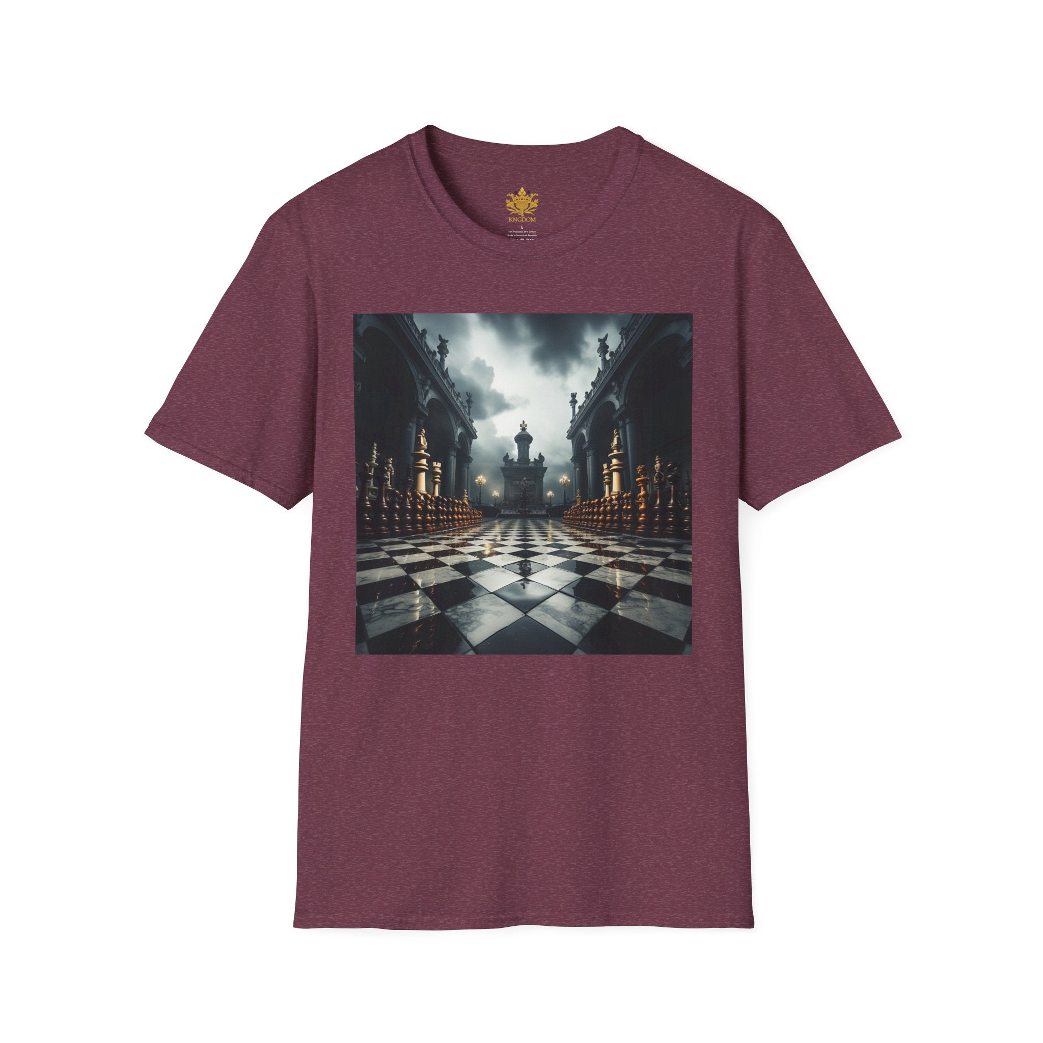 &quot;CHECKMATE&quot;: camiseta unisex de estilo suave con logotipo de Kingdom 