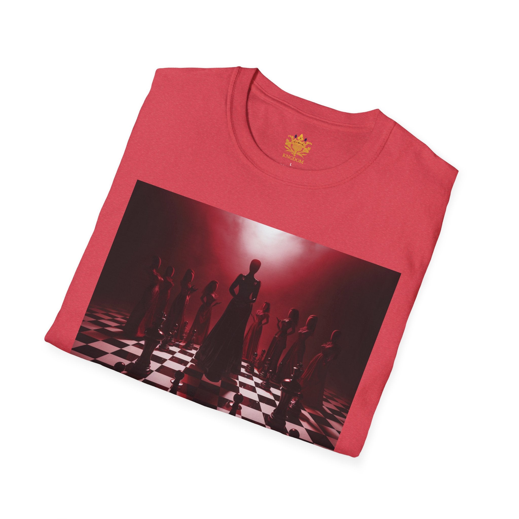 &quot;CHECKMATE&quot;: camiseta suave para mujer con logotipo de Kingdom 