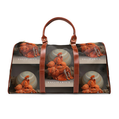 H.E.R &quot;SAGITTARIUS&quot;- Vegan Leather Self -Expression Waterproof Travel Bag W/ Blk Kngdom Logo