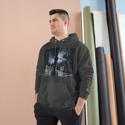 Sudadera con capucha Champion para hombre con logotipo del Reino Unido en negro &quot;CHECKMATE&quot; 