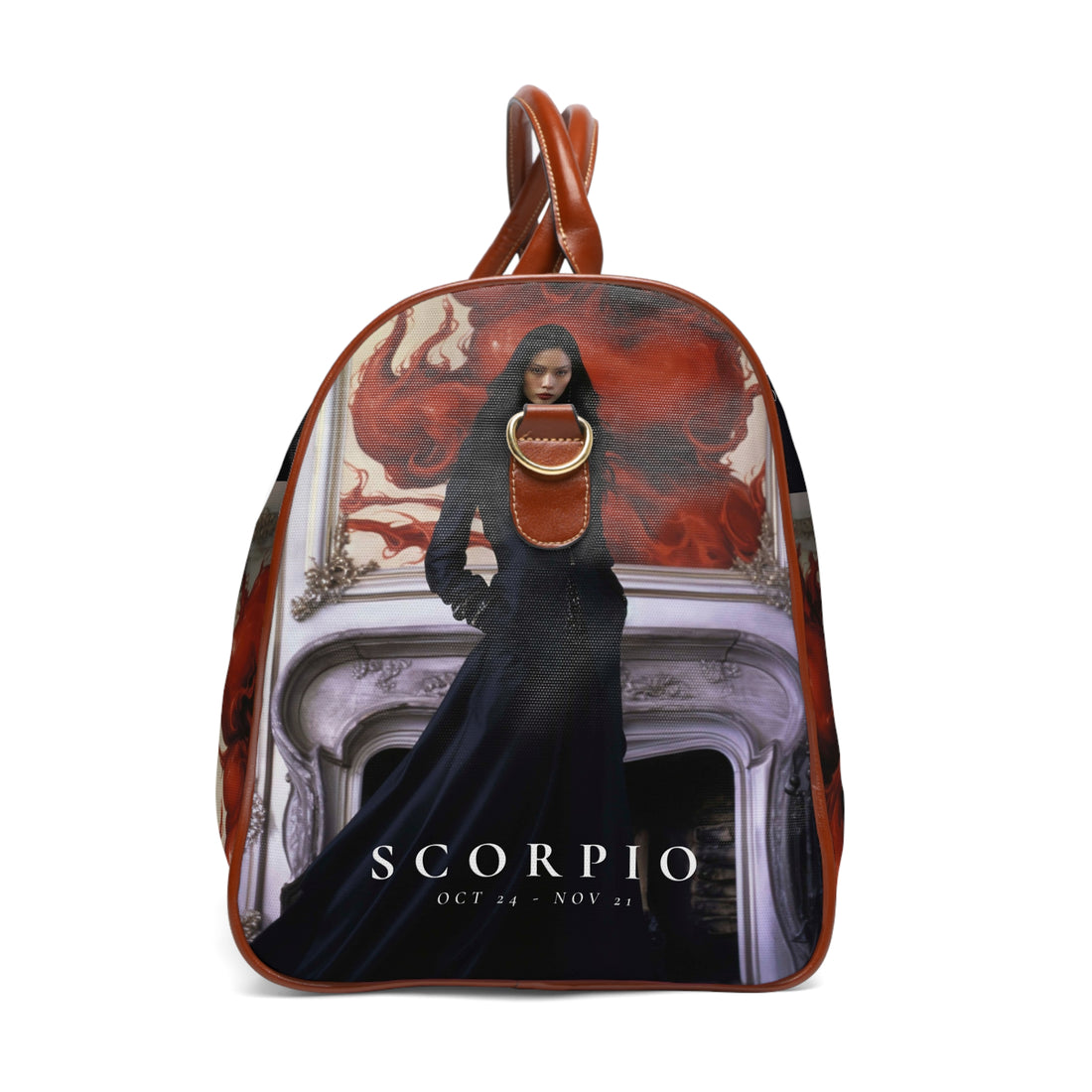 H.E.R &quot;SCORPIO&quot;- Vegan Leather Self-Expression Waterproof Travel Bag W/ Blk Kngdom Logo