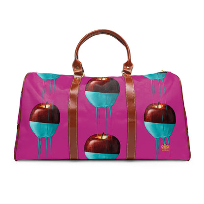 Kngdom (APPLE) &quot;DRIP&quot;- Vegan Leather Self-Expression Waterproof Travel Bag W/ Kngdom Logo