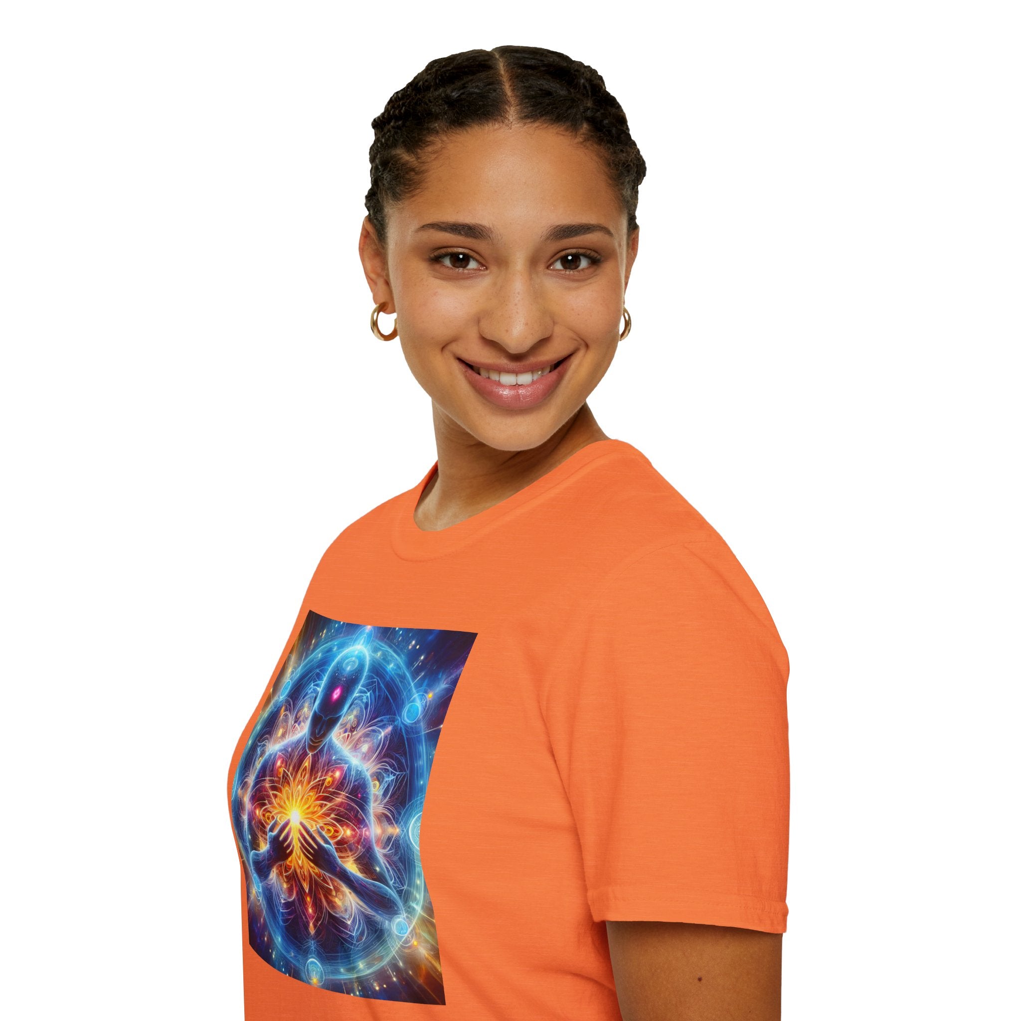 &quot;DIVINE ENERGY&quot;- Unisex Softstyle T-Shirt W/ Kngdom Logo