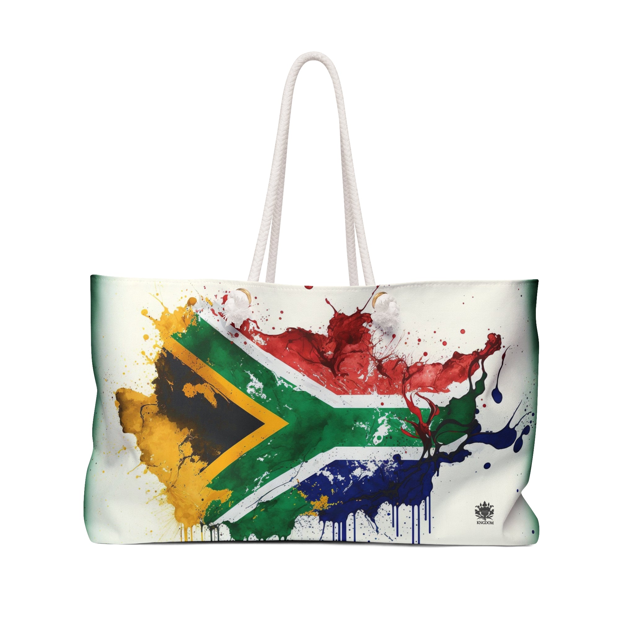 MOTHERLAND- &quot;Mandela&quot;- Weekender Bag W/ Blk Kngdom Logo