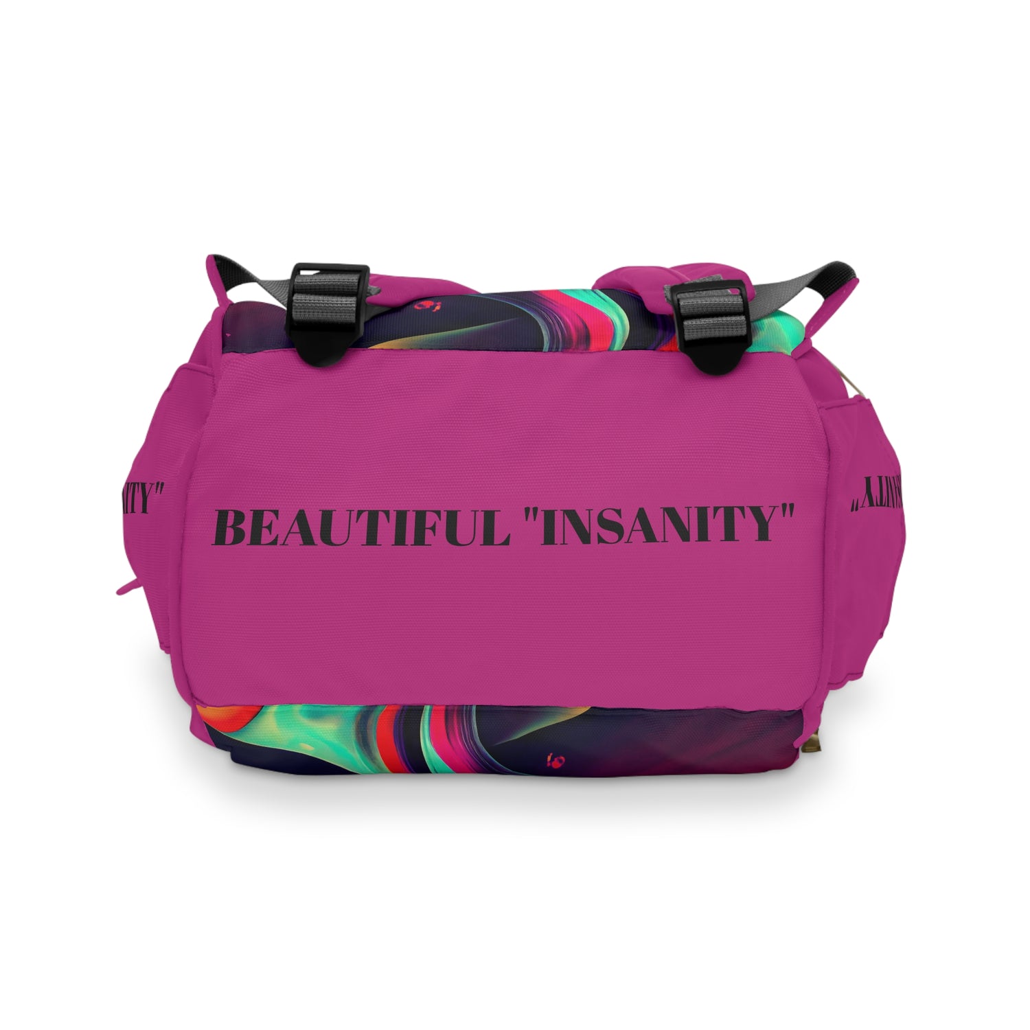 BEAUTIFUL &quot;INSANITY&quot;- Multifunctional Diaper Backpack W/Blk Kngdom Logo