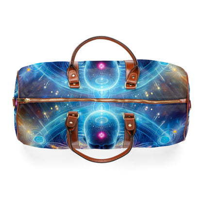 &quot;DIVINE ENERGY&quot;- Vegan Leather Self-Expression Waterproof Travel Bag W/ Kngdom Logo