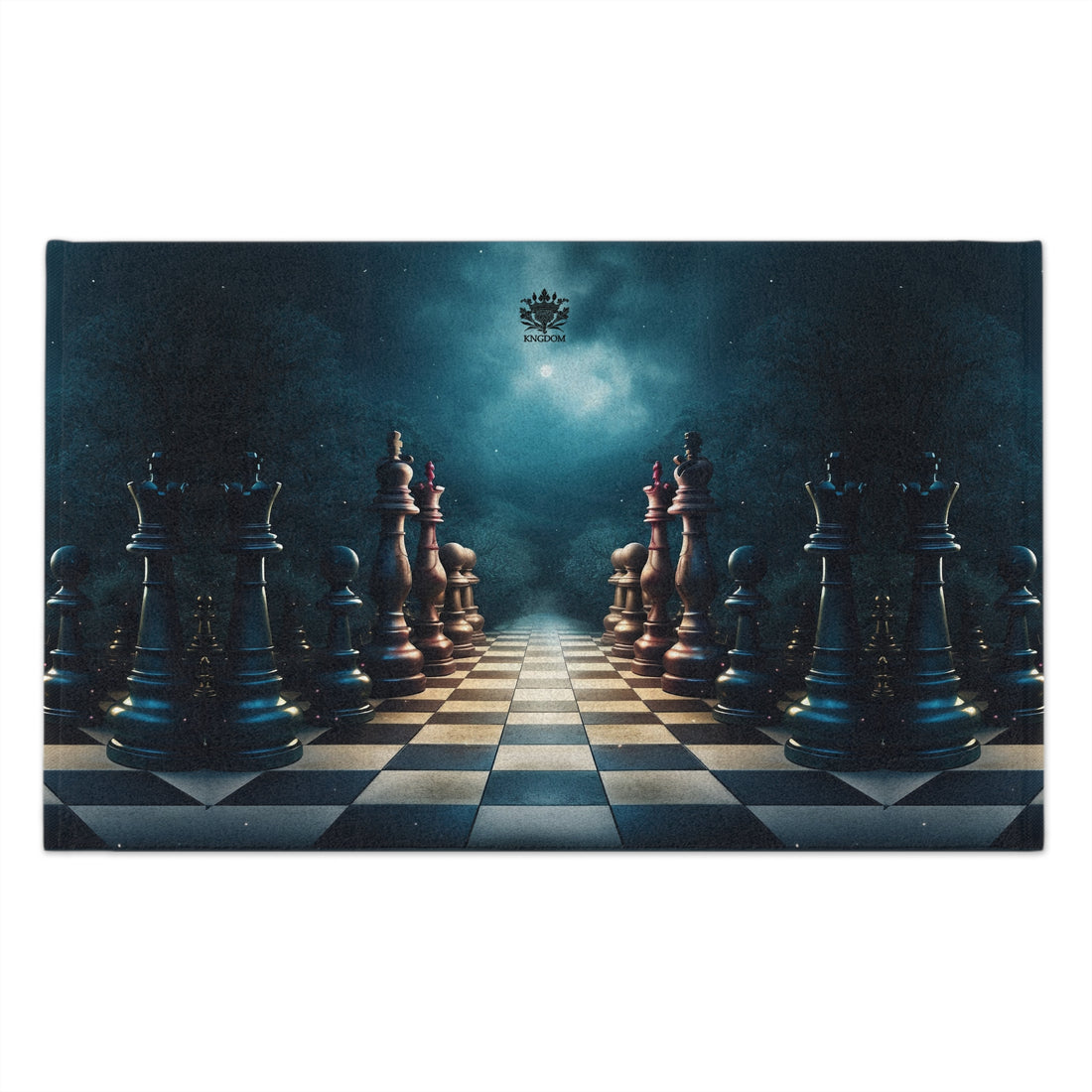 &quot;CHECKMATE&quot;- Rally Towel W/ Blk Kngdom Logo