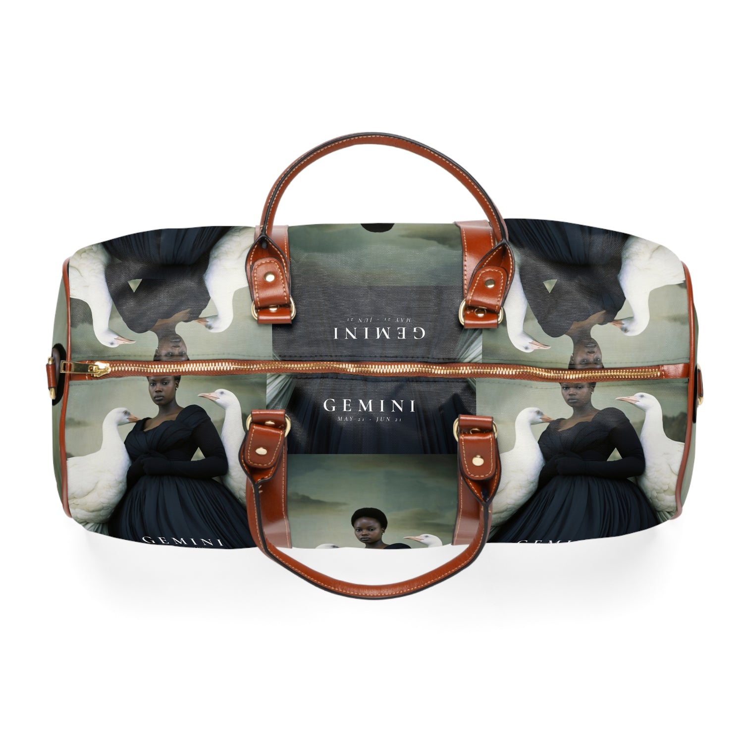 H.E.R &quot;GEMINI&quot;- Vegan Leather Self-Expression Waterproof Travel Bag W/ Kngdom Logo