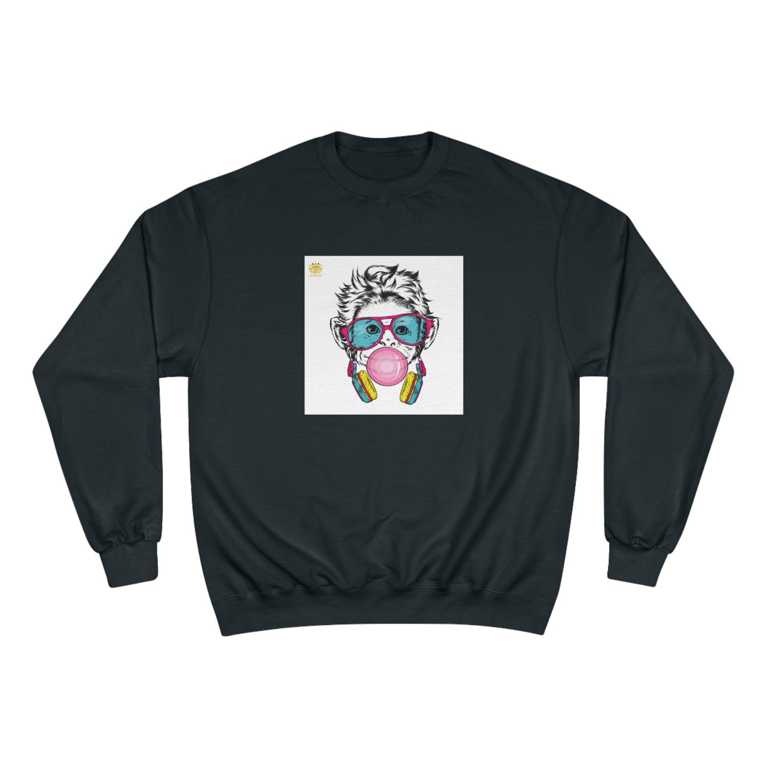 Kngdom &quot;DRIP&quot; (COOL MONKEY)- Unisex Champion Sweatshirt W/ Kngodm Logo