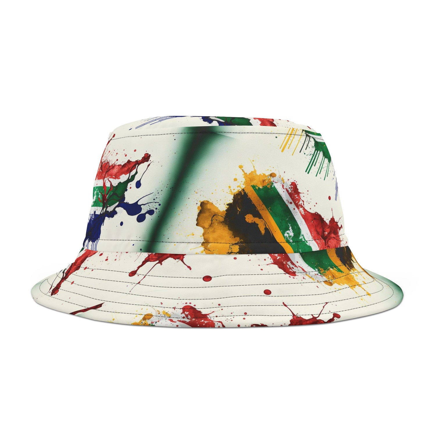 MOTHERLAND- &quot;Mandela&quot;- Unisex Bucket Hat W/ Blk Kngdom Logo