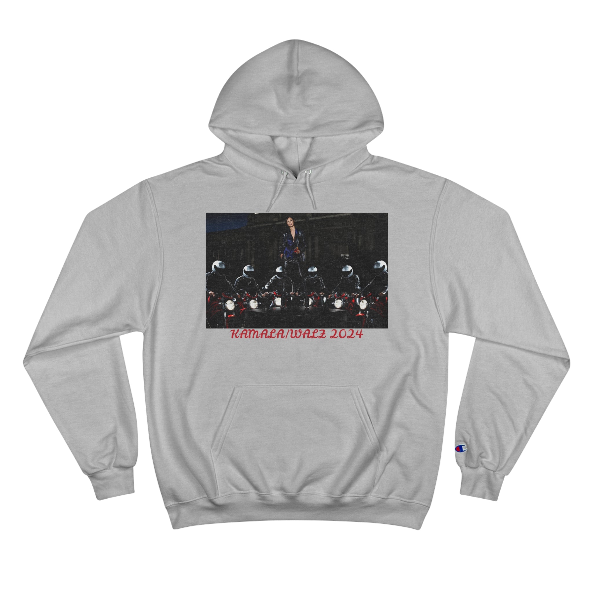 KAMALA/WALZ (QUOTE)- Unisex Champion Hoodie W/ Kngdom Logo