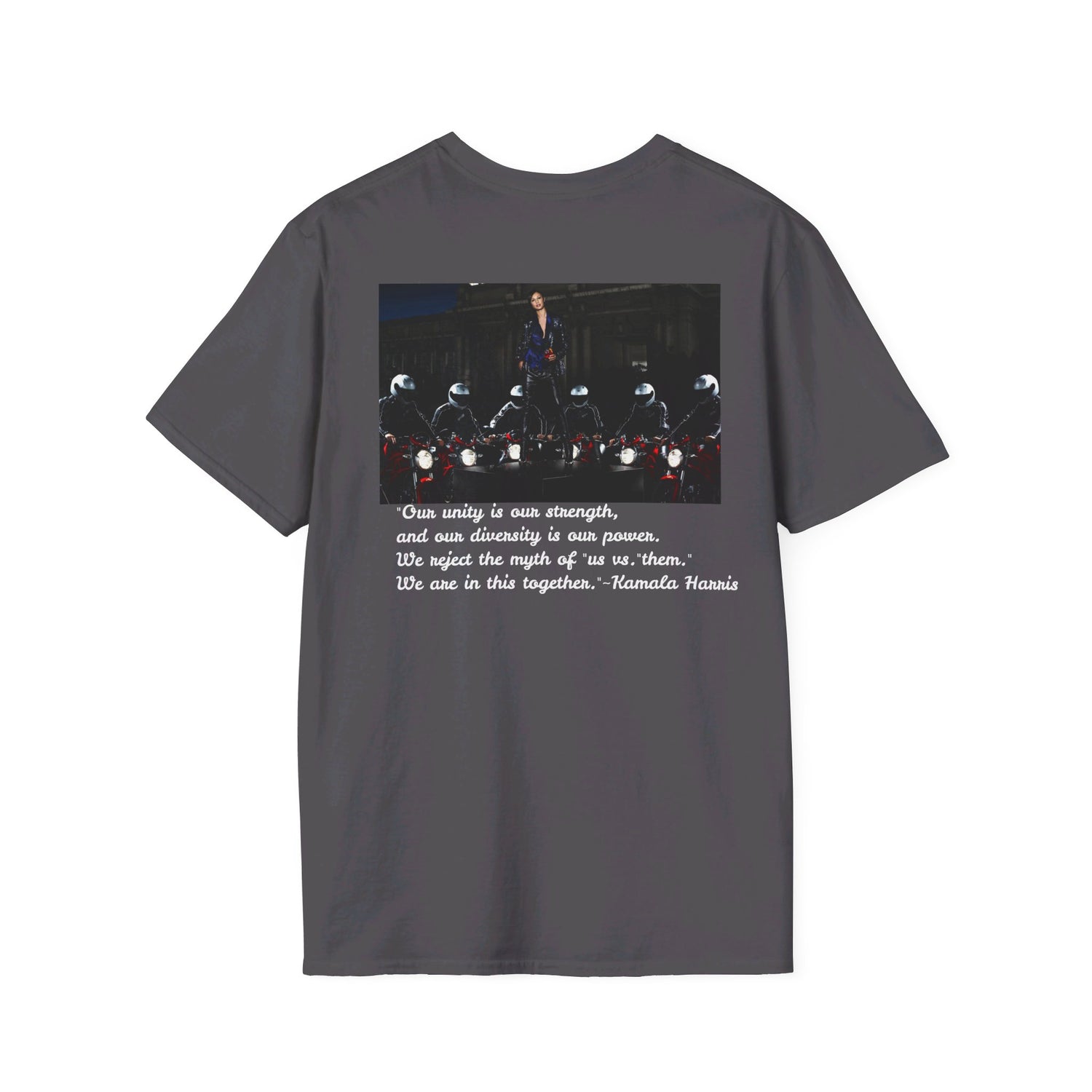 &quot;Extension Of Self Wo-MAN- Together We Win&quot; KAMALA/WALZ 2024(Quote)- Unisex Softstyle T-Shirt W/ Kngdom Logo