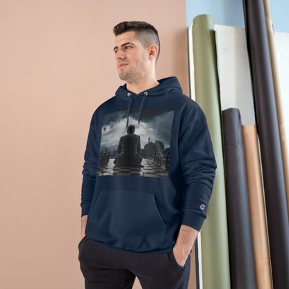 Sudadera con capucha Champion para hombre con logotipo del Reino Unido en negro &quot;CHECKMATE&quot; 