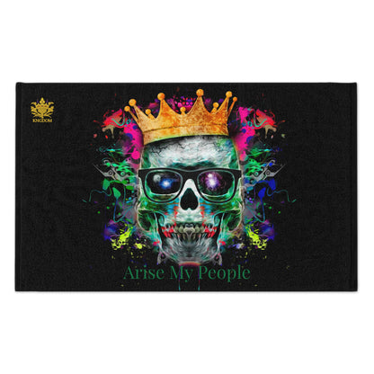 EZEKIEL 37 &quot;Arise My People&quot;- Rally Towel (Crown Skull Design Image W/ Kngdom Logo)