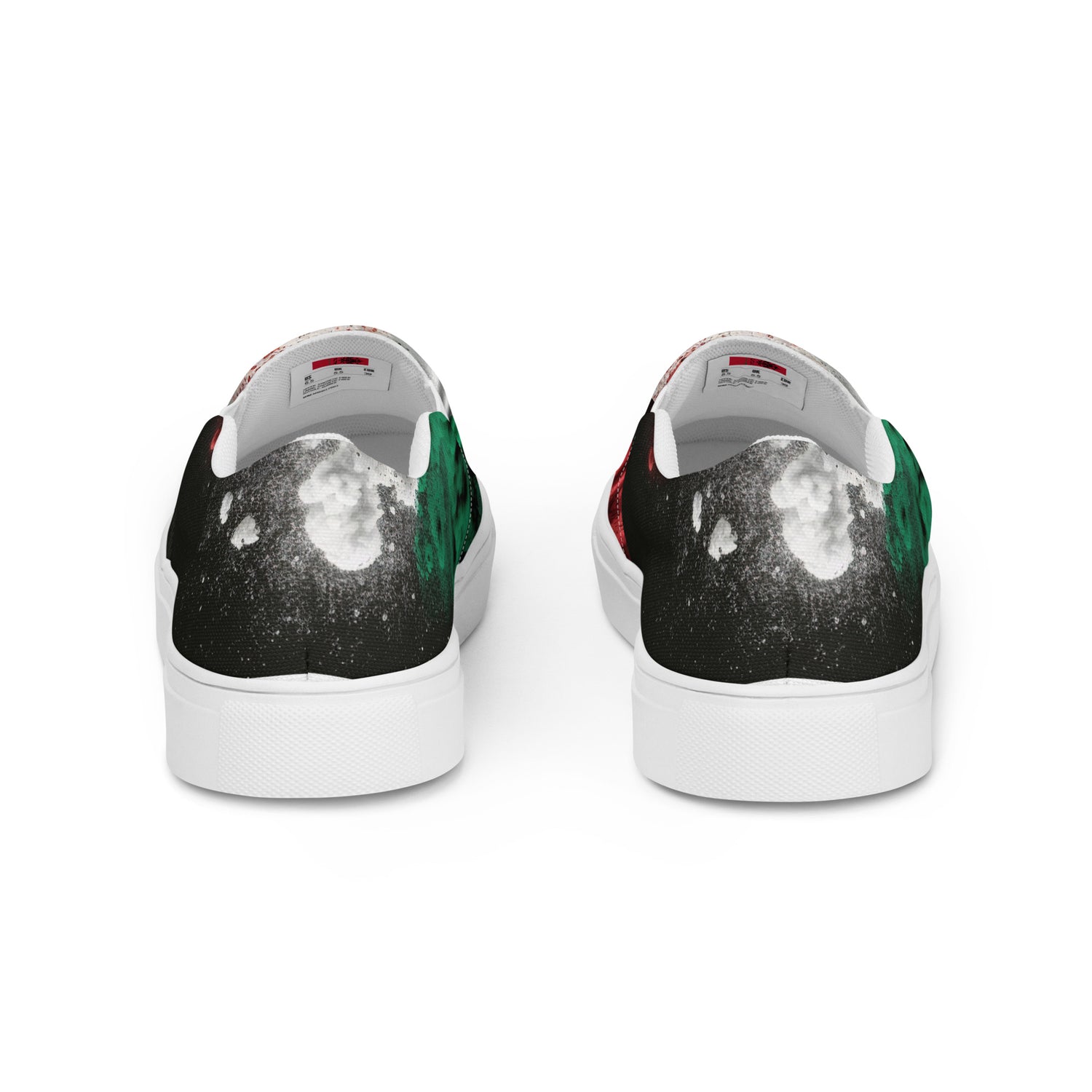 Being The Change &quot;Siendo el Cambio&quot;- Men’s slip-on canvas shoes W/ Blk Kngdom Logo