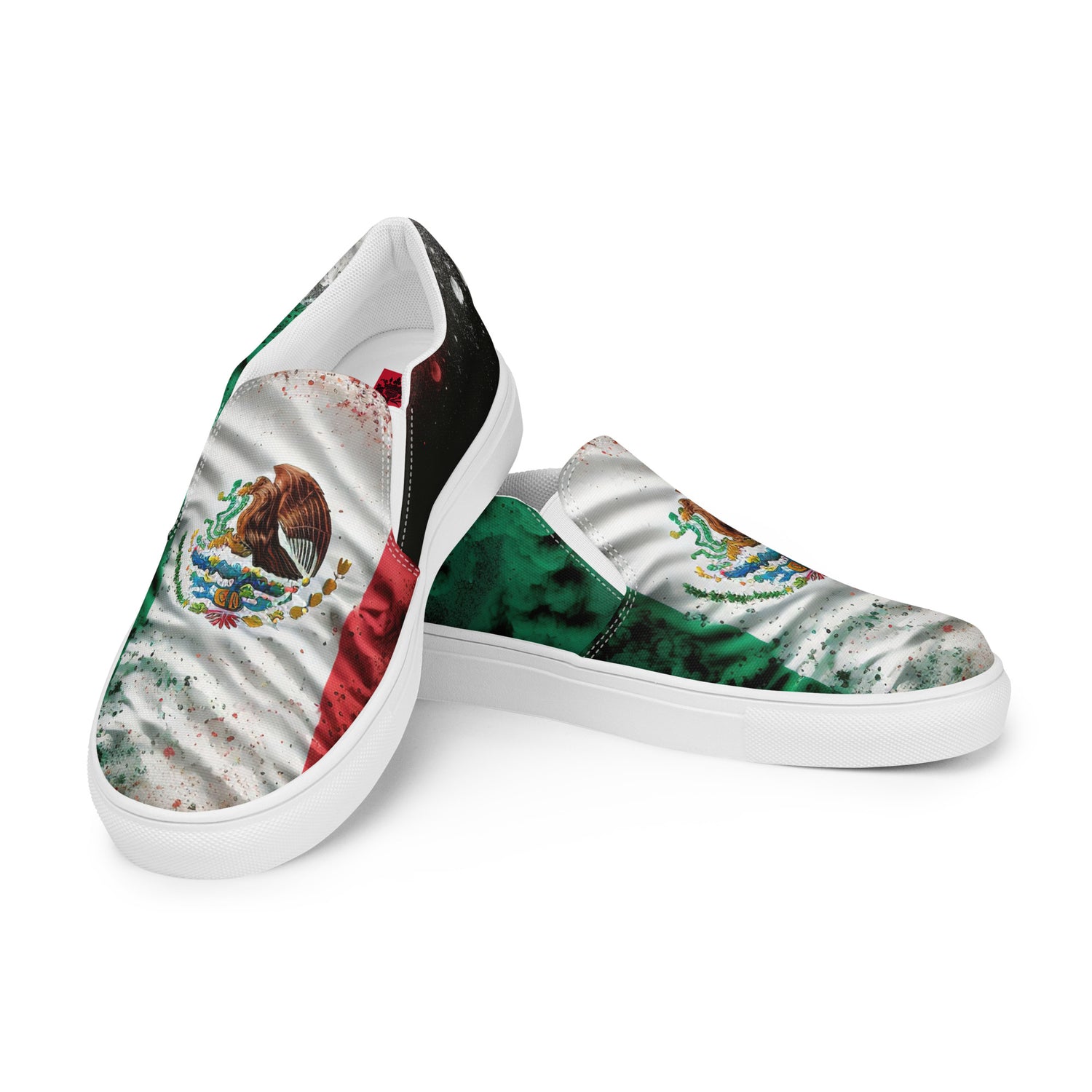 Being The Change &quot;Siendo el Cambio&quot;- Women’s slip-on canvas shoes W/ Blk Kngdom Logo